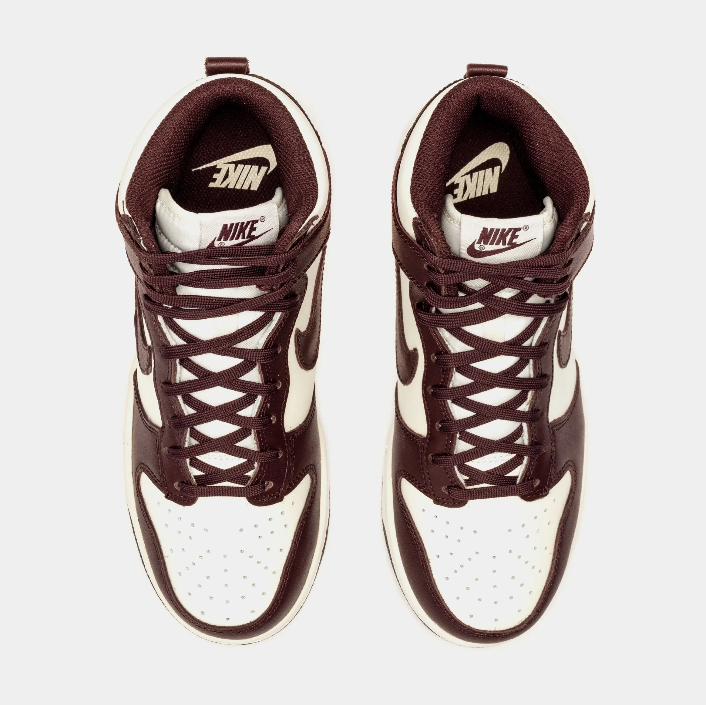 Dunk High Burgundy Crush Womens Lifestyle Shoes (White/Red)