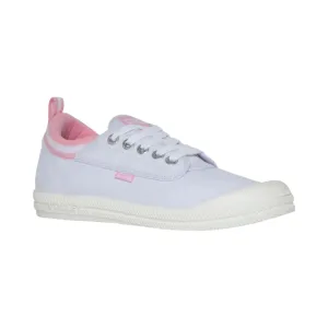 Dunlop Volleys Womens International Low Canvas Casual Shoes Lace White Pink