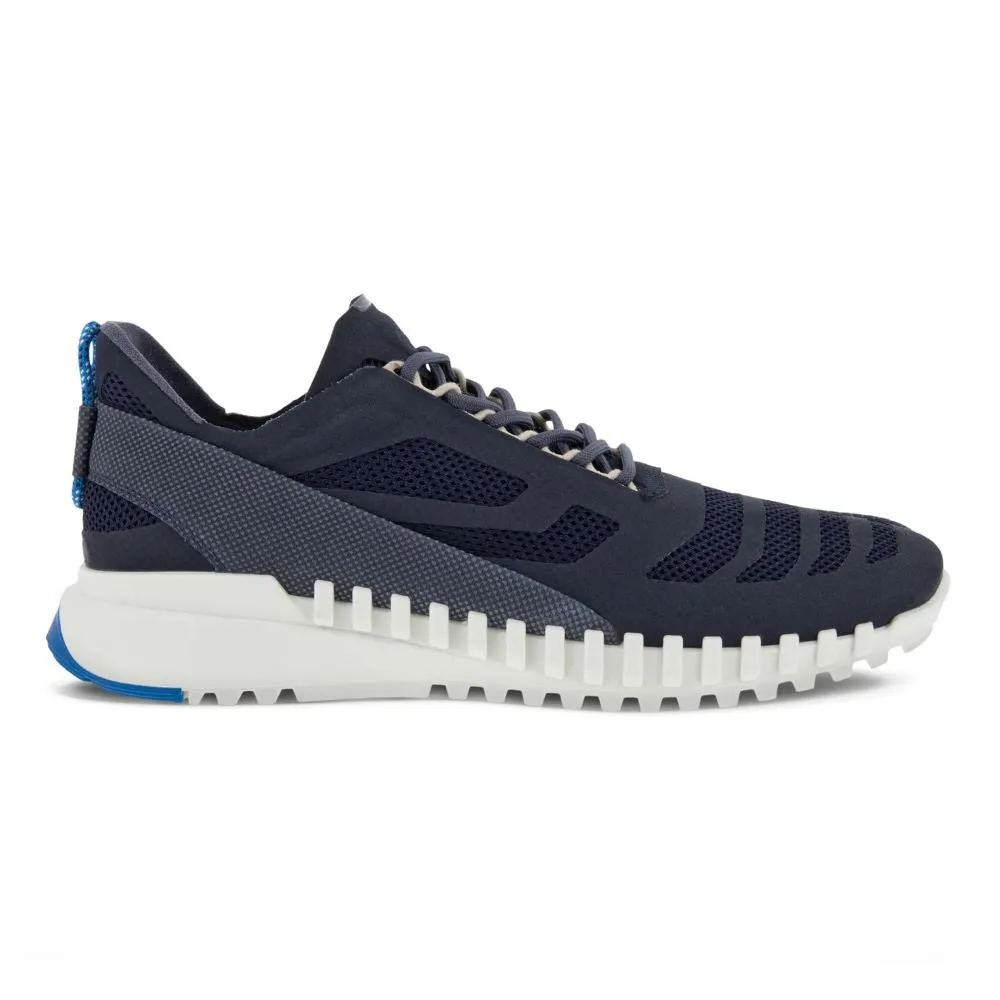 'Ecco' Men's Zipflex Breathru Sneaker - Night Sky