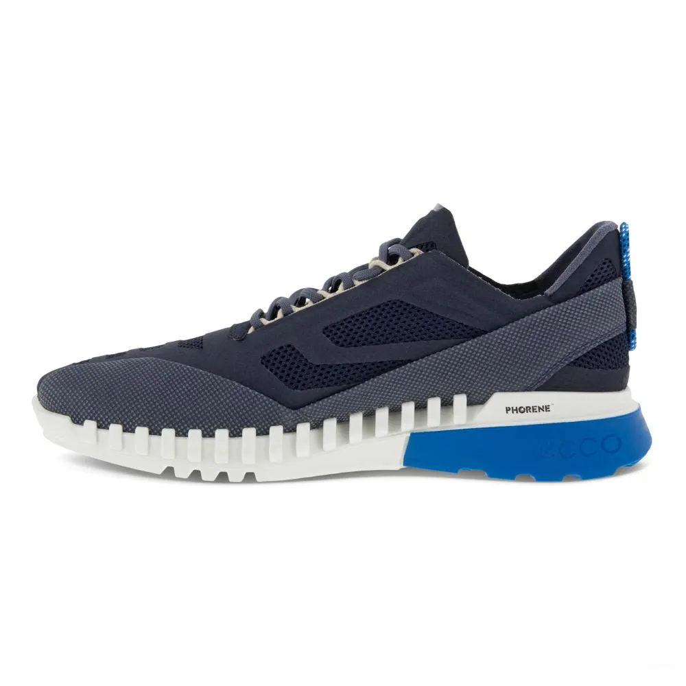 'Ecco' Men's Zipflex Breathru Sneaker - Night Sky