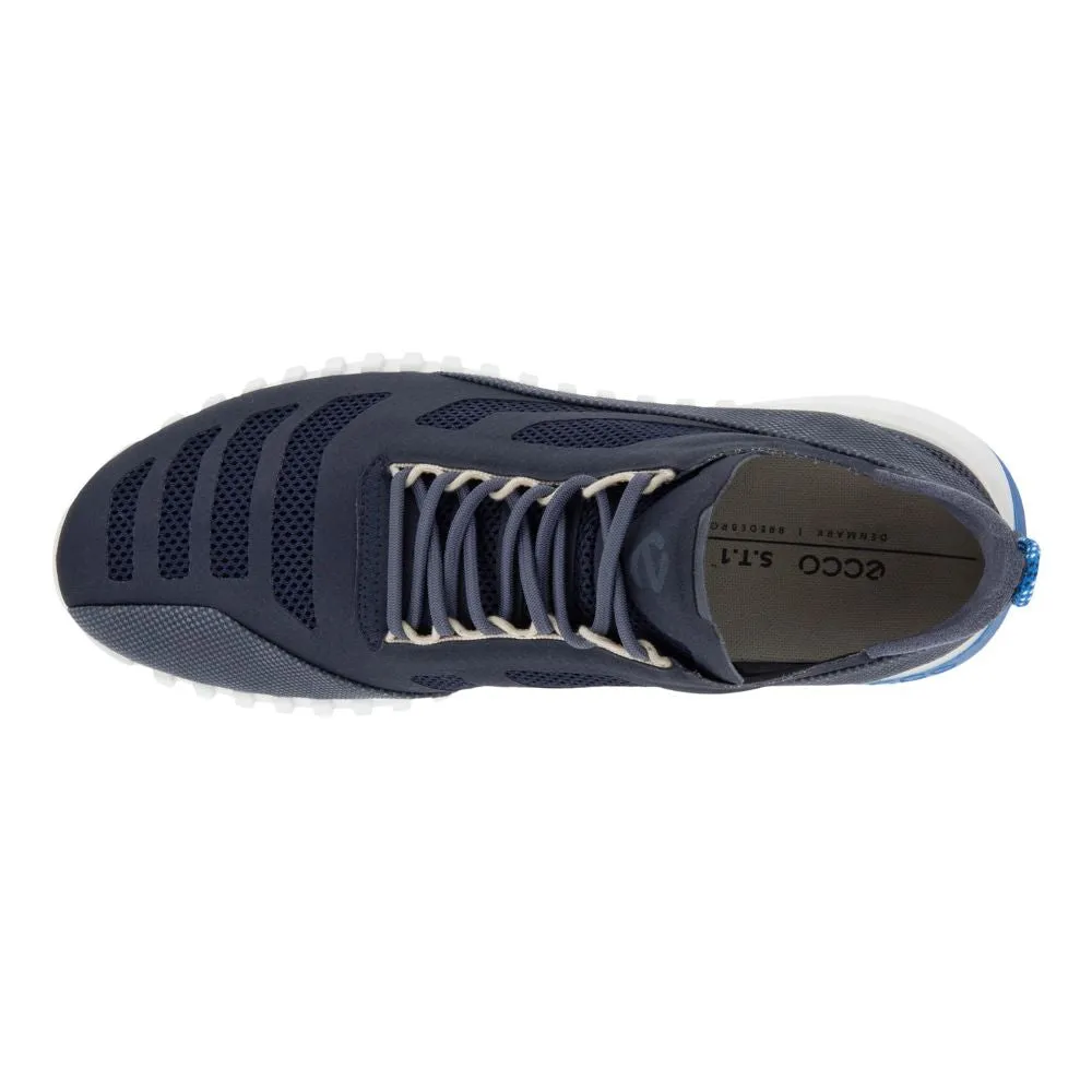 'Ecco' Men's Zipflex Breathru Sneaker - Night Sky