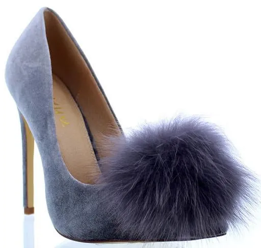 EGO FUR POM GREY