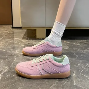 Elowen - Stylish Faux Suede Running Sneakers for Women