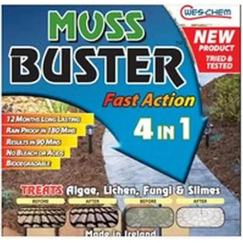 Emerald Clover Moss Buster 4 In 1 Fast Action Cleaner - Various Sizes Available