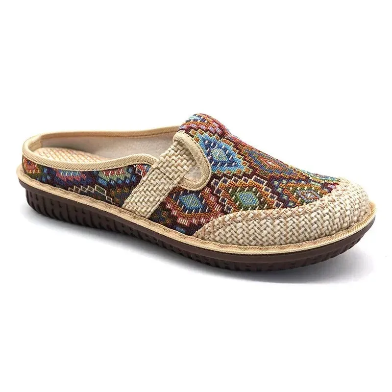 Ethnic Style Embroidered Outdoor Shoes for Women