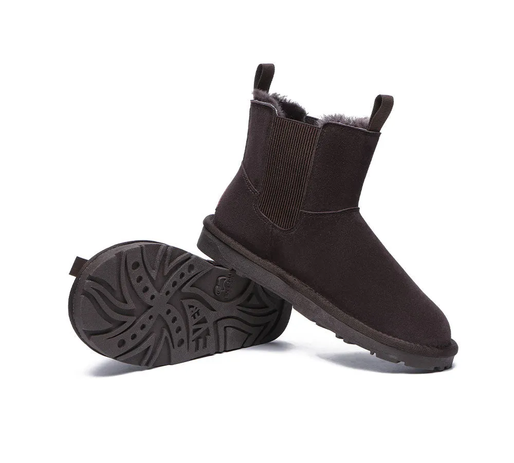 EVERAU® UGG Boots Women Sheepskin Wool Mini Guildford