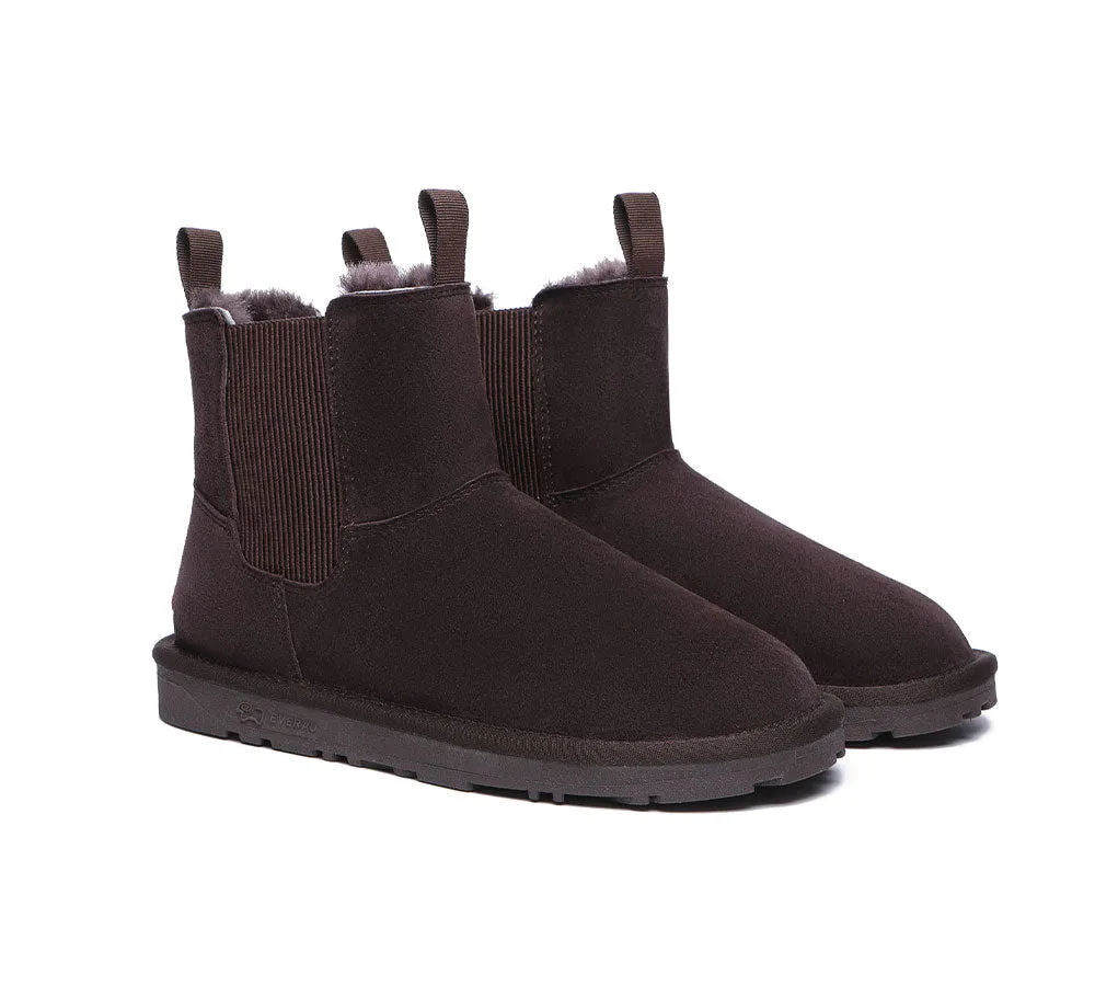 EVERAU® UGG Boots Women Sheepskin Wool Mini Guildford