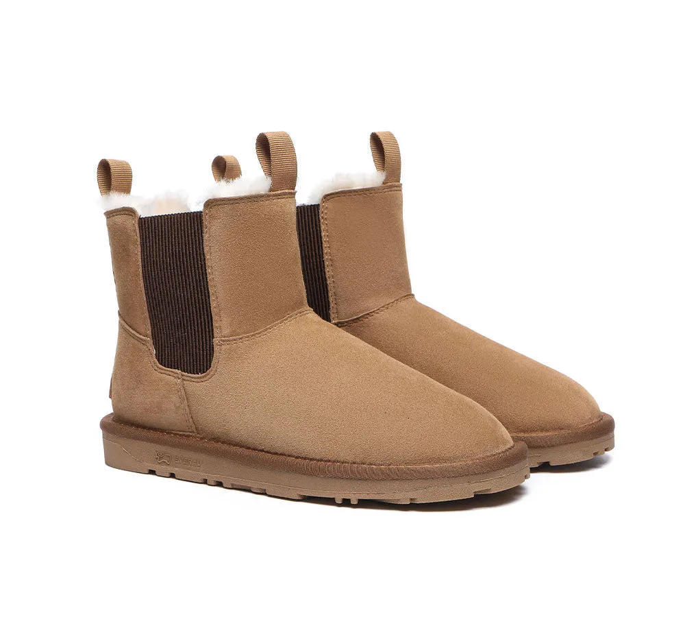 EVERAU® UGG Boots Women Sheepskin Wool Mini Guildford