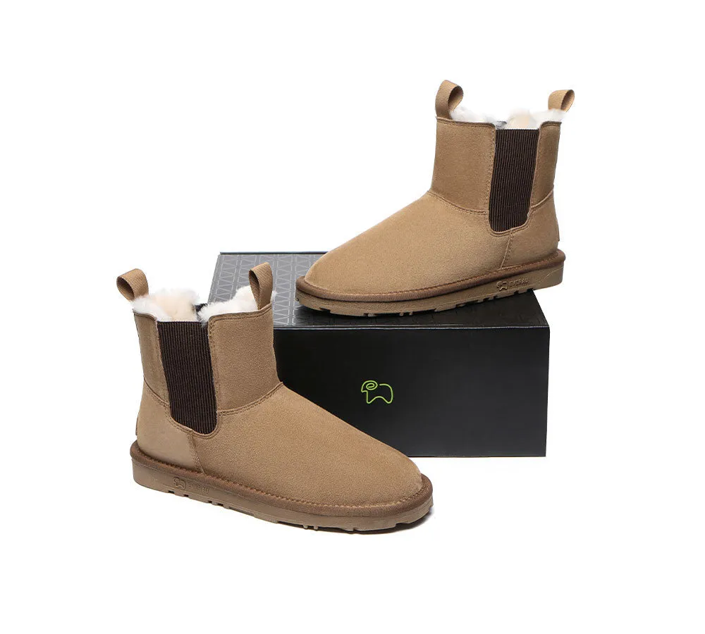 EVERAU® UGG Boots Women Sheepskin Wool Mini Guildford