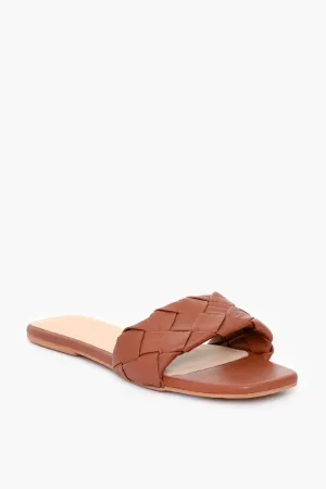 Exclusive Cognac Sweet Pea Sandals