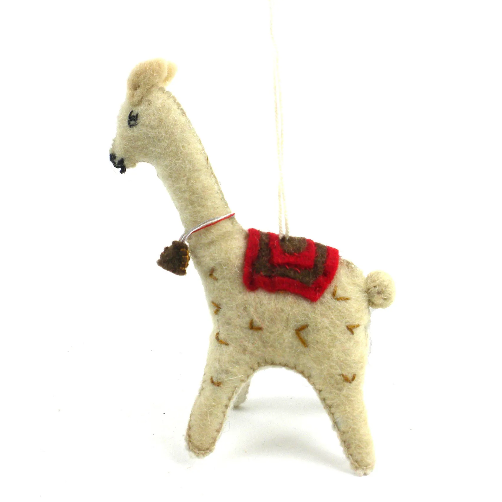 Felt Llama Ornament Silk Road Bazaar