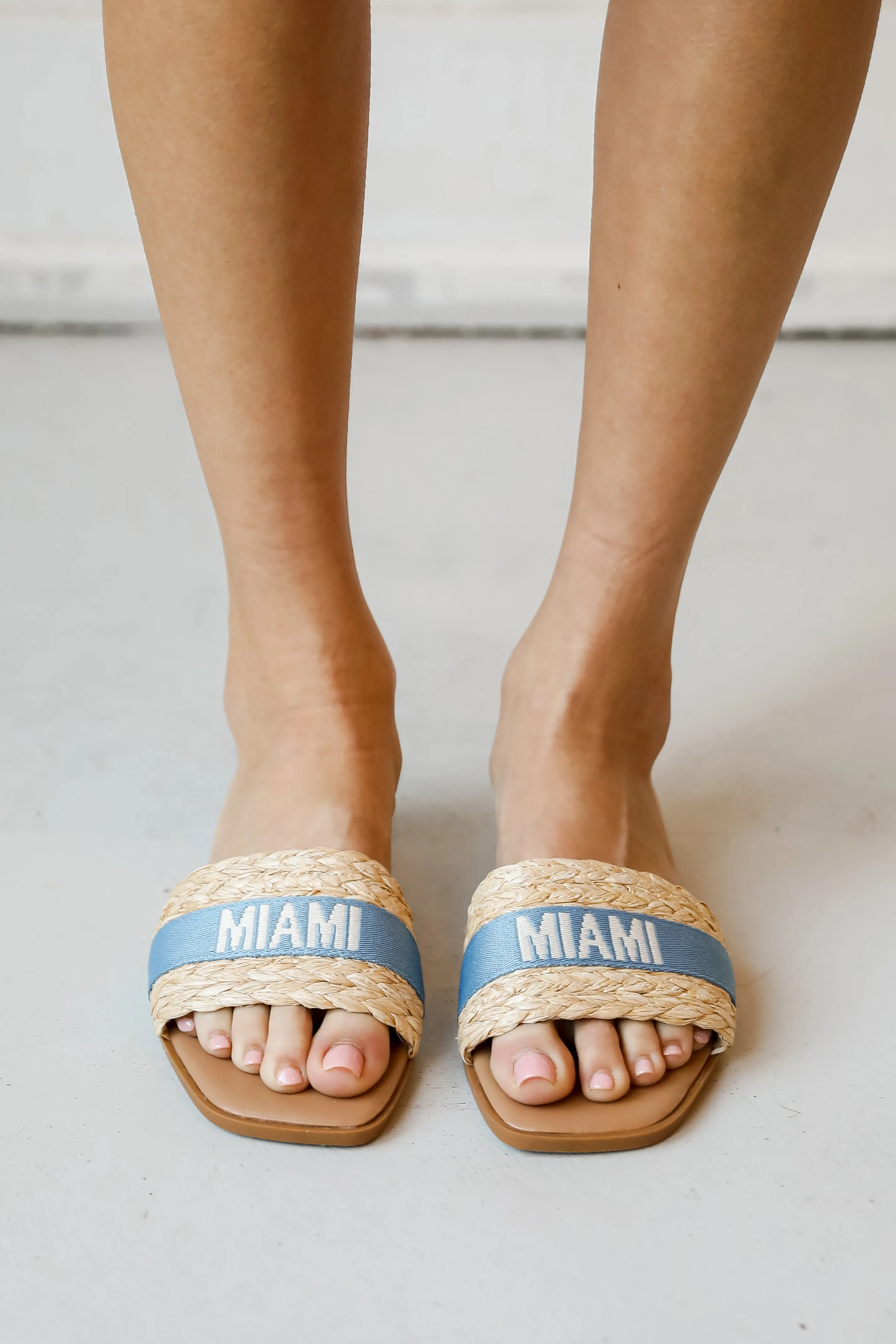 FINAL SALE - Escape To The Beach Slide Sandals