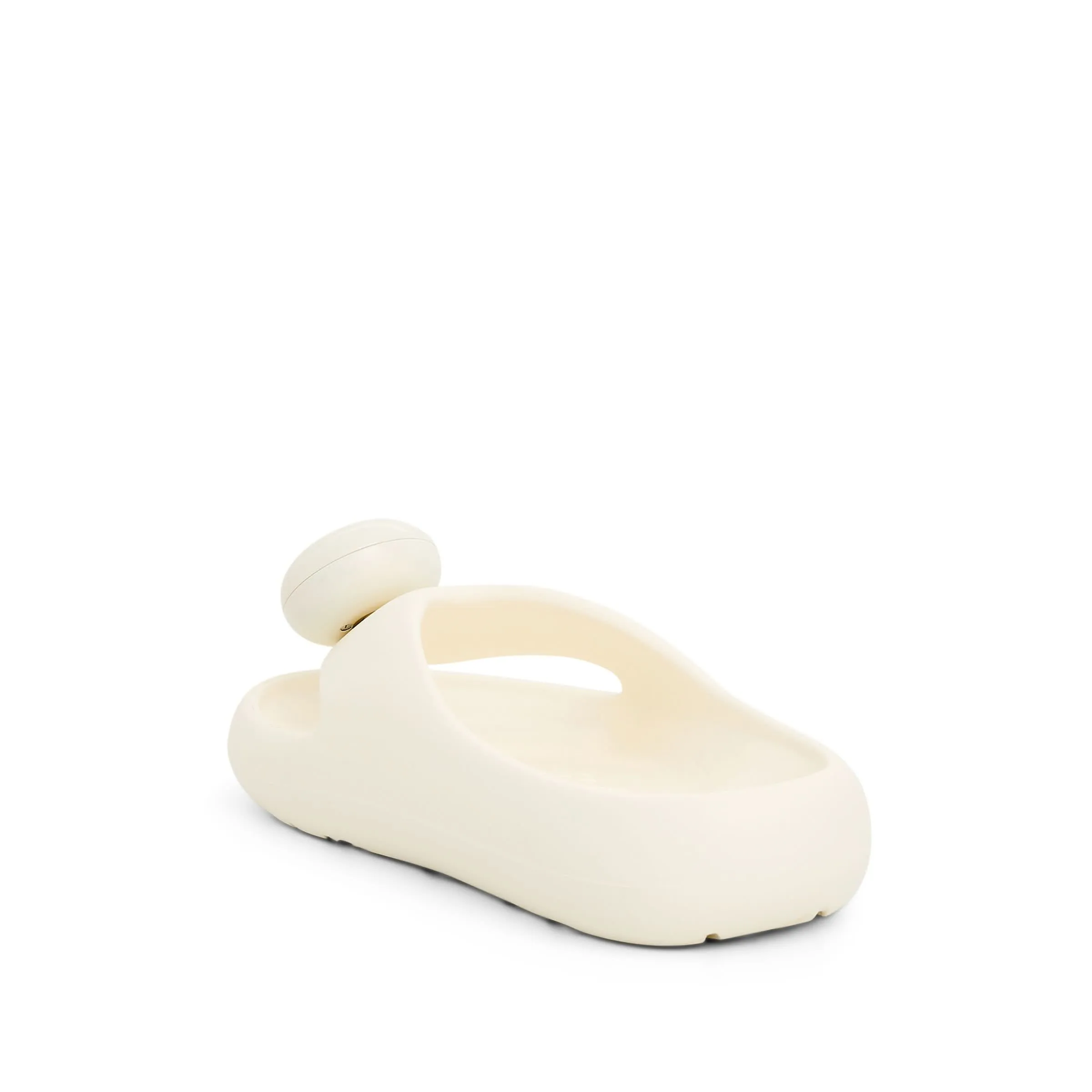 Foam Thong Slide in White