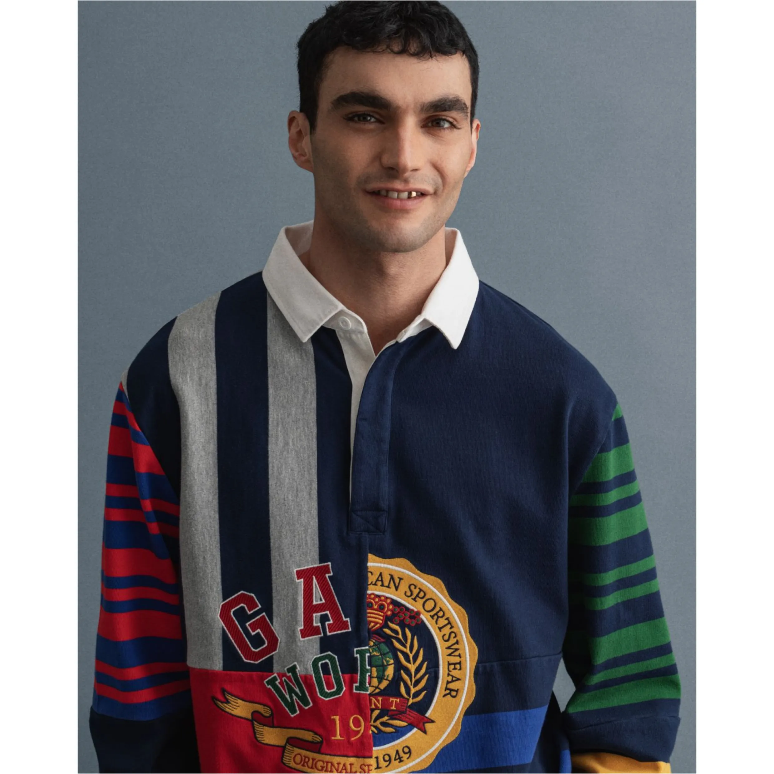 GANT World Crest Mixed Heavy Rugger 2015038