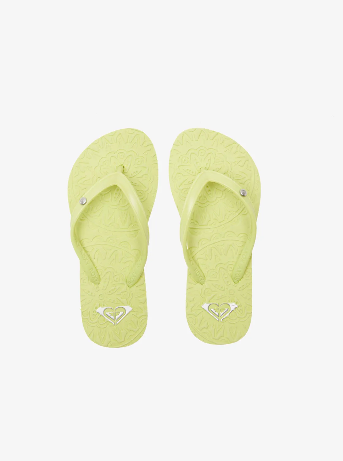 Girls 4-16 Antilles Flip-Flops - Lime Green