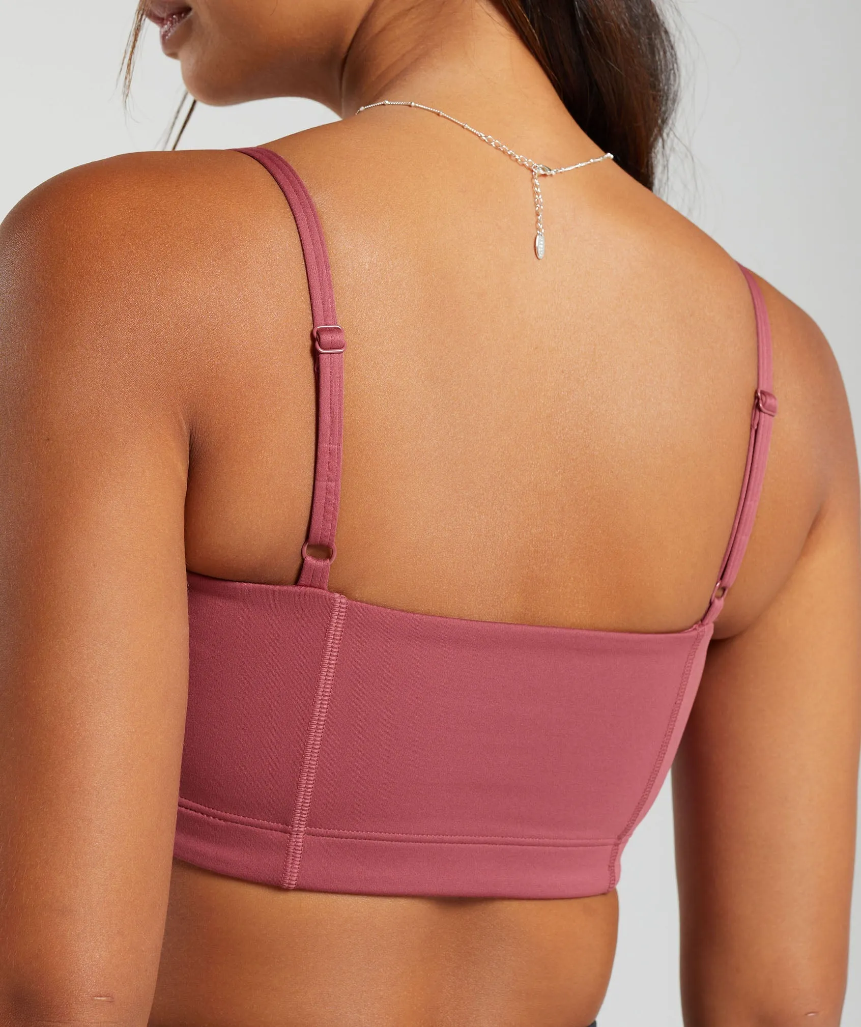 Gymshark Bandeau Sports Bra - Soft Berry