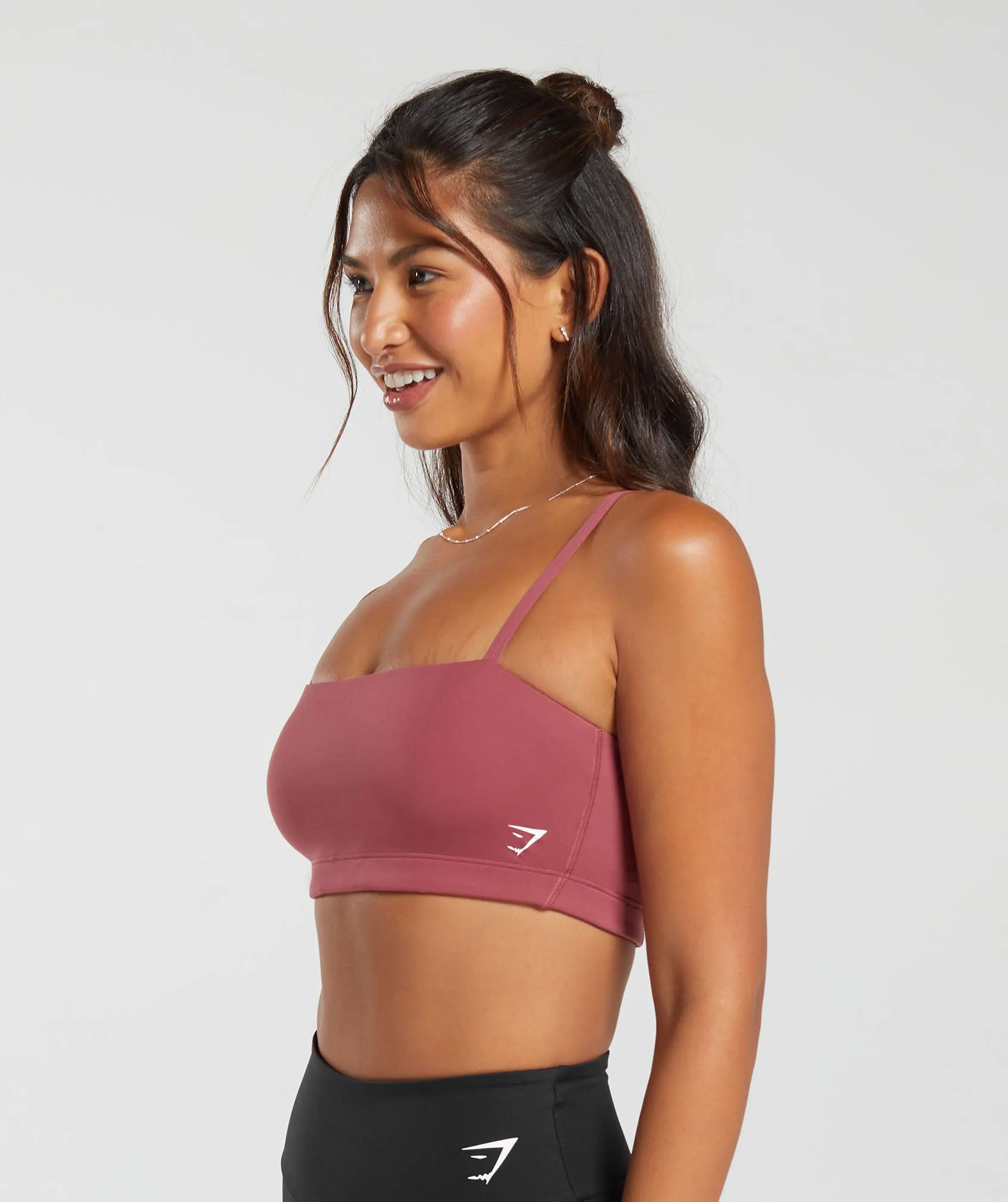 Gymshark Bandeau Sports Bra - Soft Berry