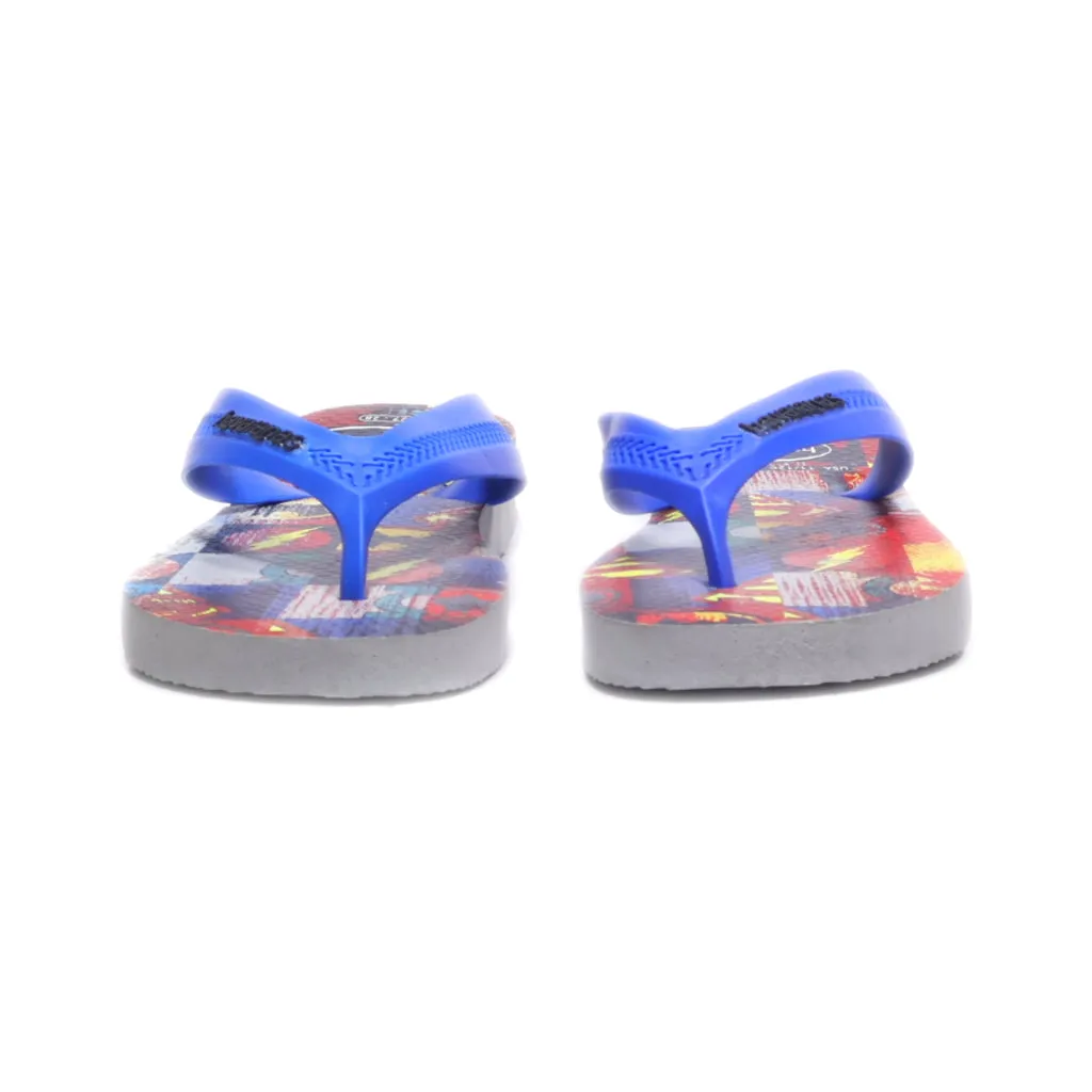 Havaianas Flat Sandals Rubber Blue Colour For Kids