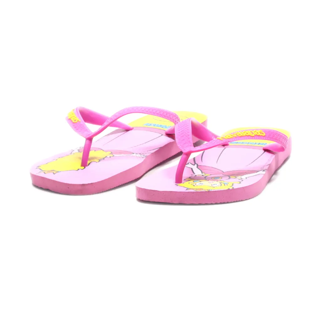 Havaianas Princess Slippers Rubber Pink Colour For Women