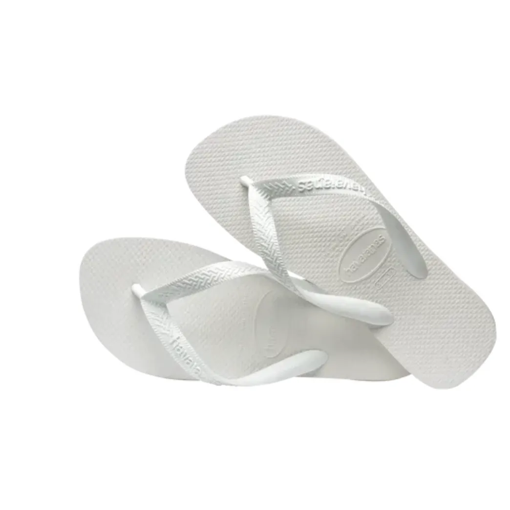 Havaianas Top Flip Flops - White (Little Kid/Big Kid/Adult)