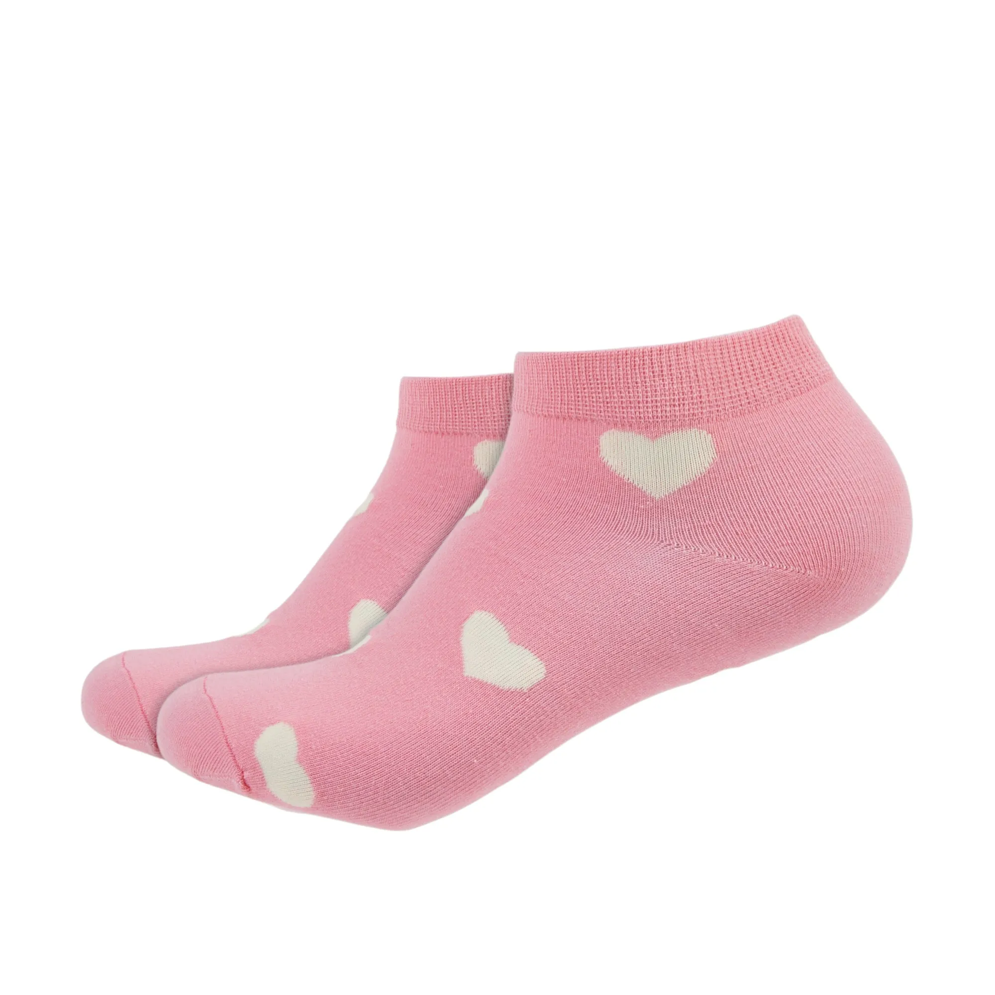 Hearts Printed Ankle Socks