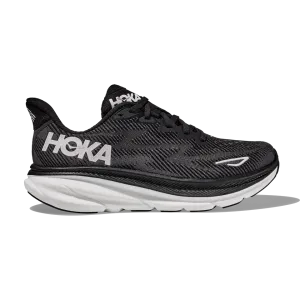 HOKA Women's Clifton 9 Black/White