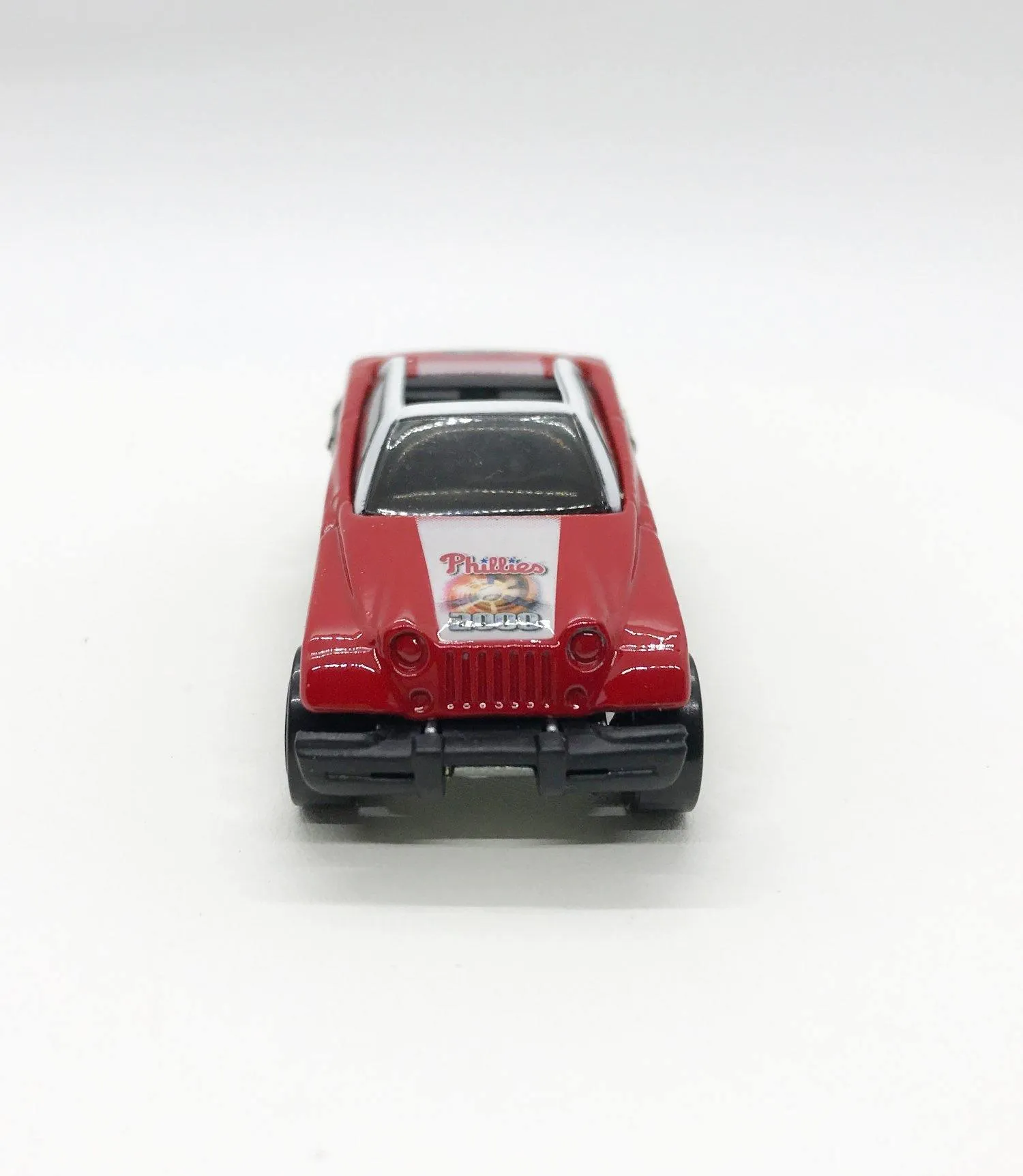 Hot Wheels Red DCC Phillies Jeepster (2000)