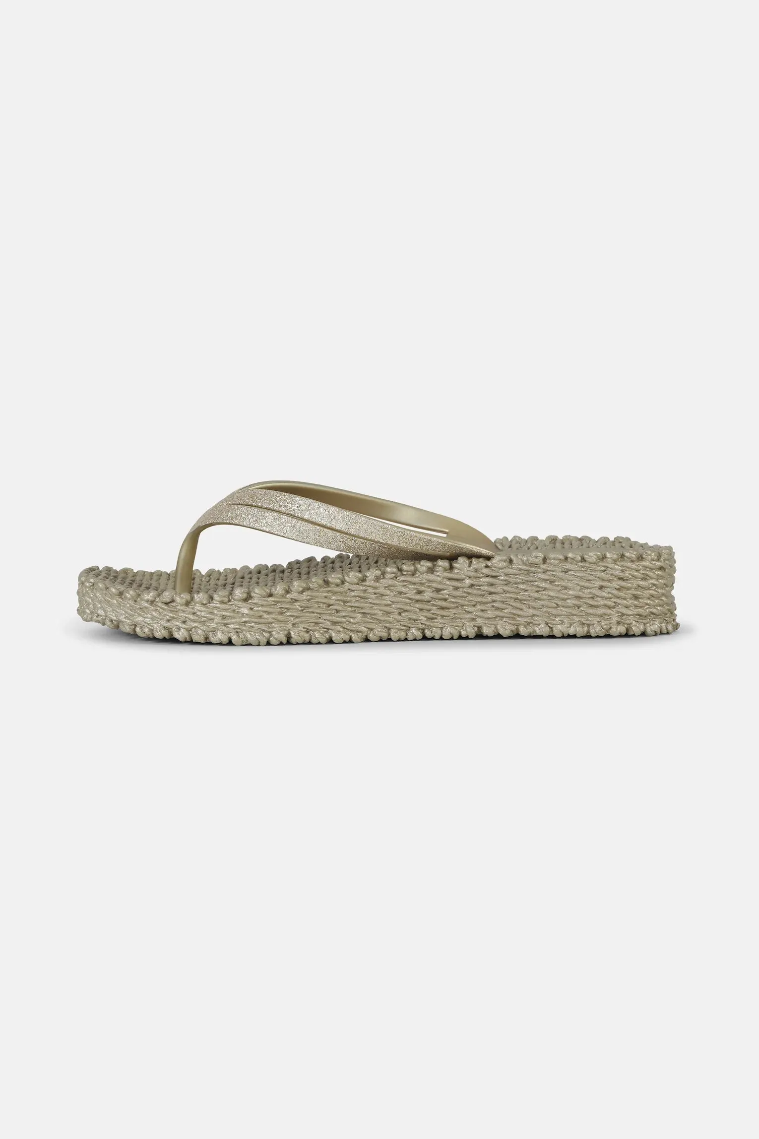 Ilse Jacobsen Flip Flop On Platform Sole - Platin