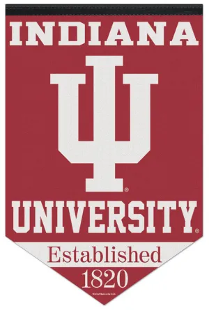 Indiana University Hoosiers "Est. 1820" Official NCAA Premium Felt Wall Banner - Wincraft