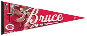 Jay Bruce "Reds Action" Premium Felt Collector's Pennant - Wincraft