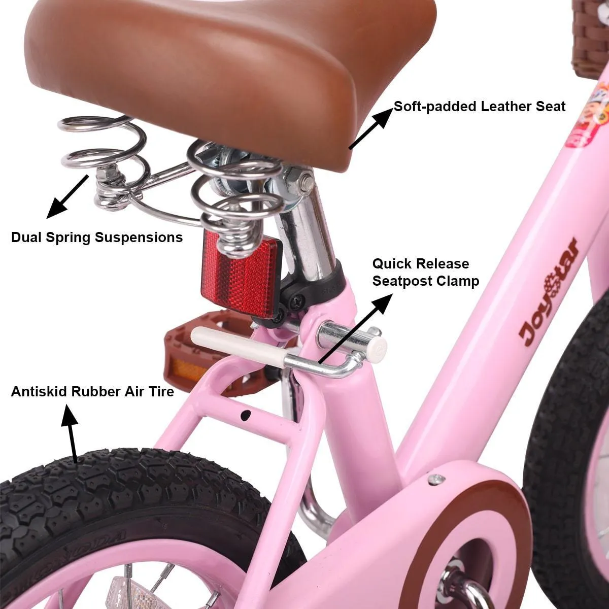 JOYSTAR Vintage Kids Bike for Boys Girls