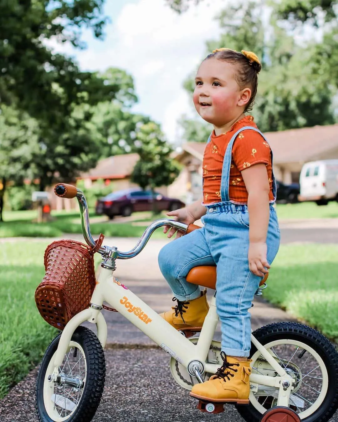 JOYSTAR Vintage Kids Bike for Boys Girls