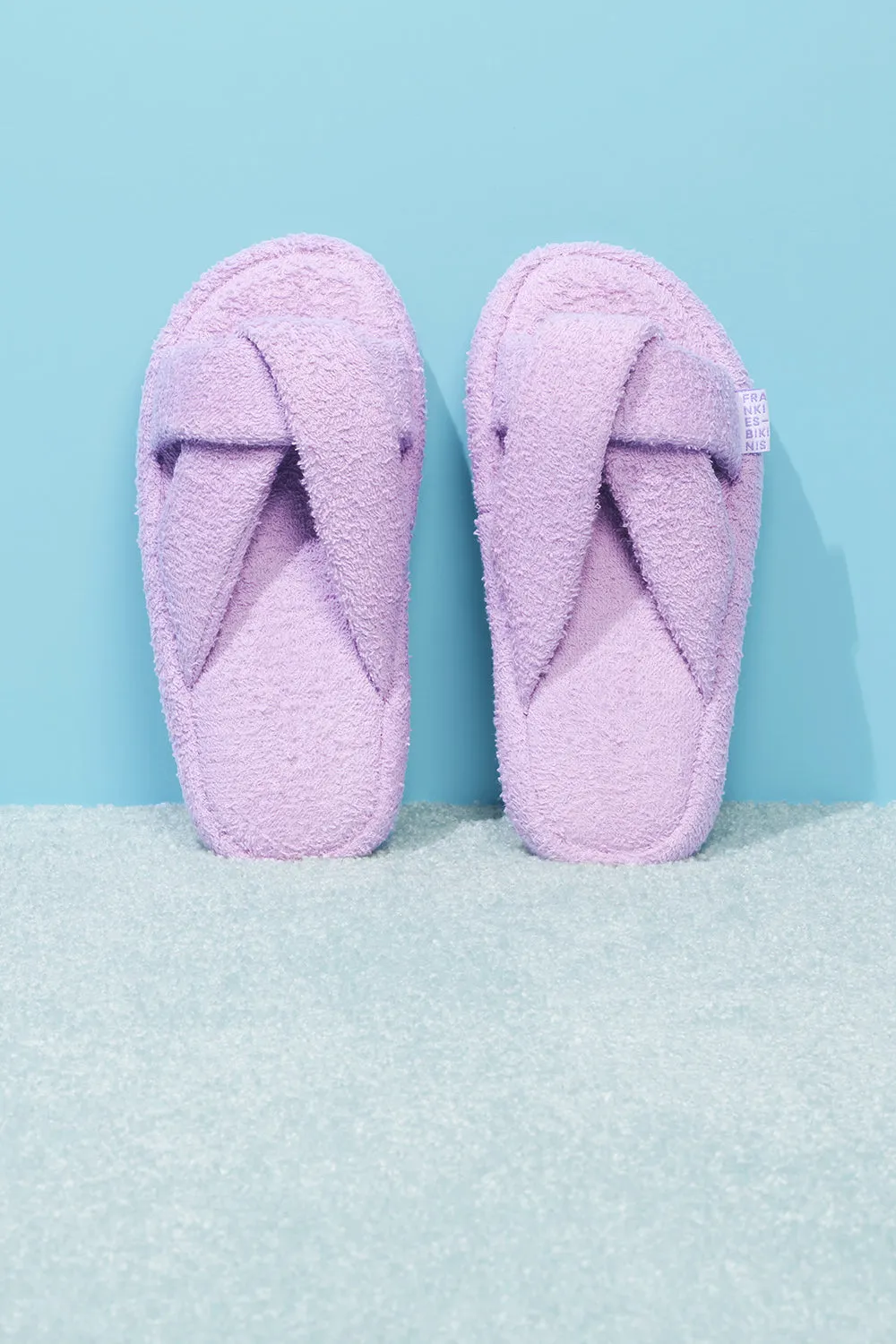 Juna Terry Slide Sandal - Lilac