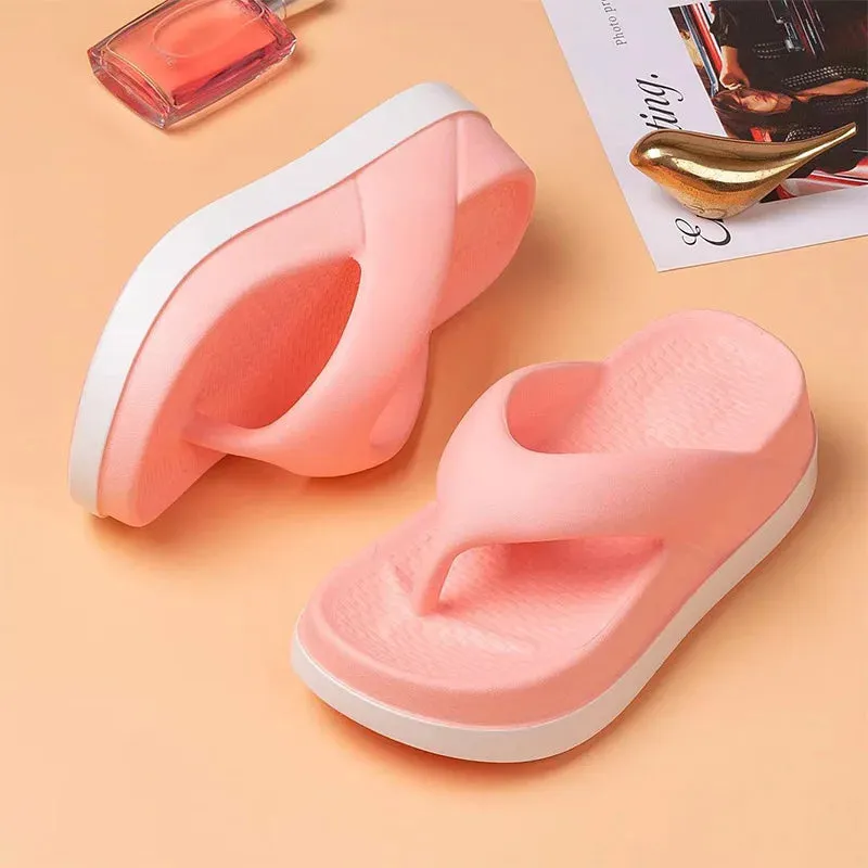 Korean Style Thick Sole Summer Slippers