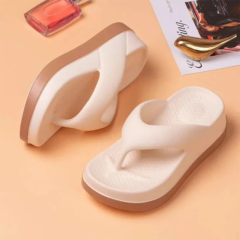 Korean Style Thick Sole Summer Slippers