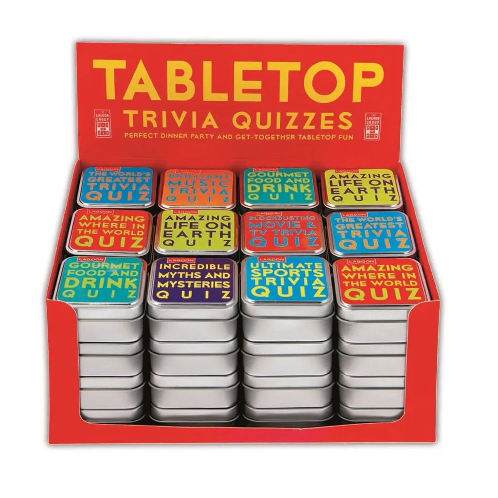 Lagoon Tabletop Trivia Quizzes