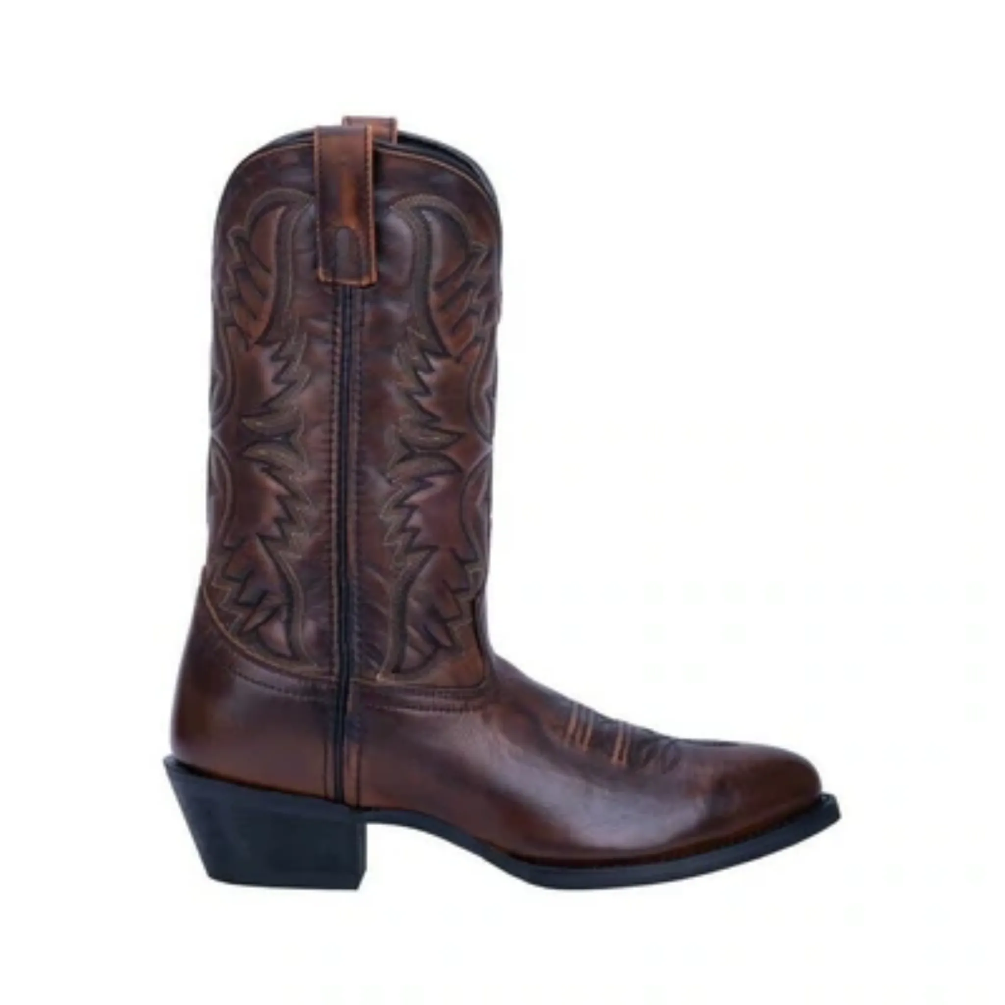 LAREDO MEN'S 12" TAN BIRCHWOOD ROUND TOE WESTERN BOOT - 68464