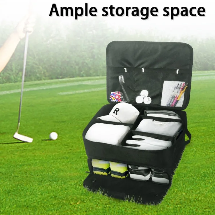 Large Capacity Golf Equipment Folding Storage Bag(Black)