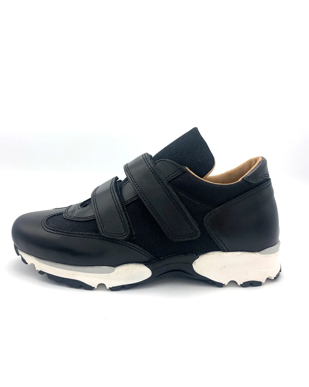 Leather Sneaker with Loop Straps