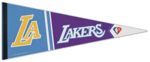 Los Angeles Lakers NBA 75th Anniversary City Edition Premium Felt Pennant - Wincraft