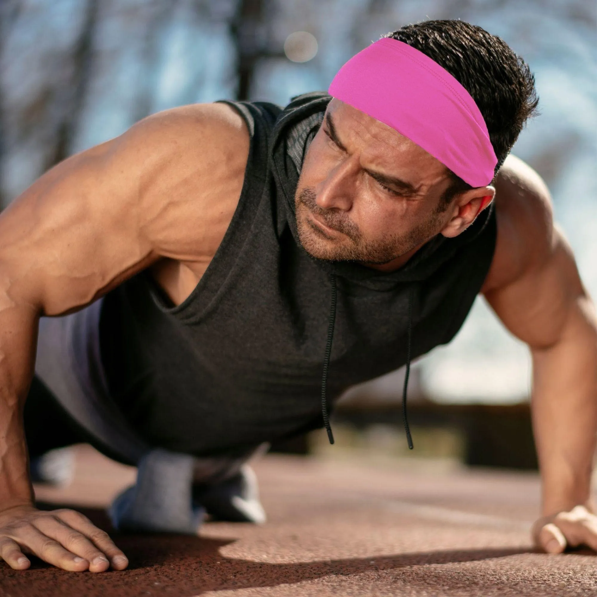 Medium Pink Performance Headband