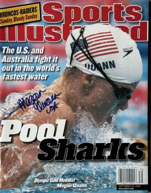 Megan Quann Signed Sports Illustrated 9/25/2000 Issue (JSA)