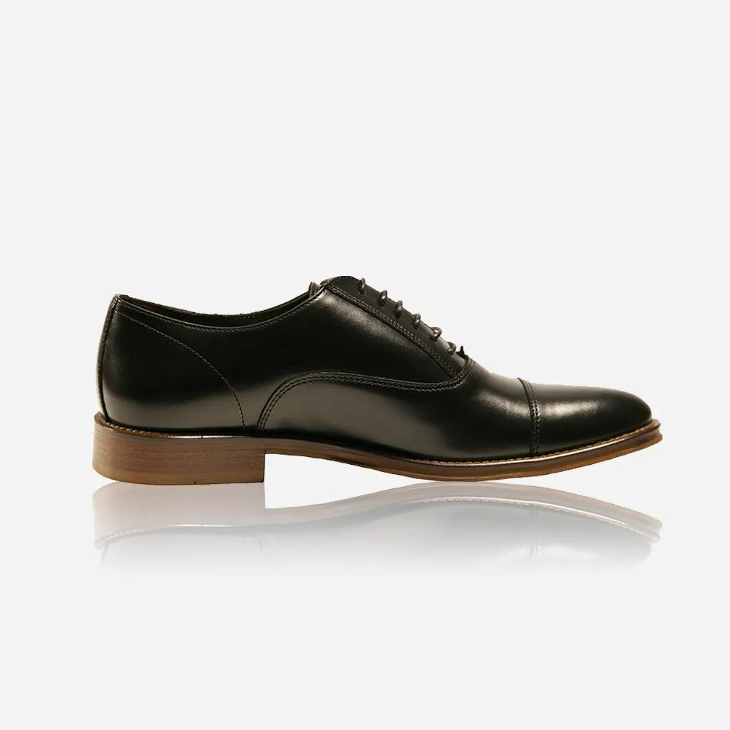 Men's Matte Leather Lace-Up