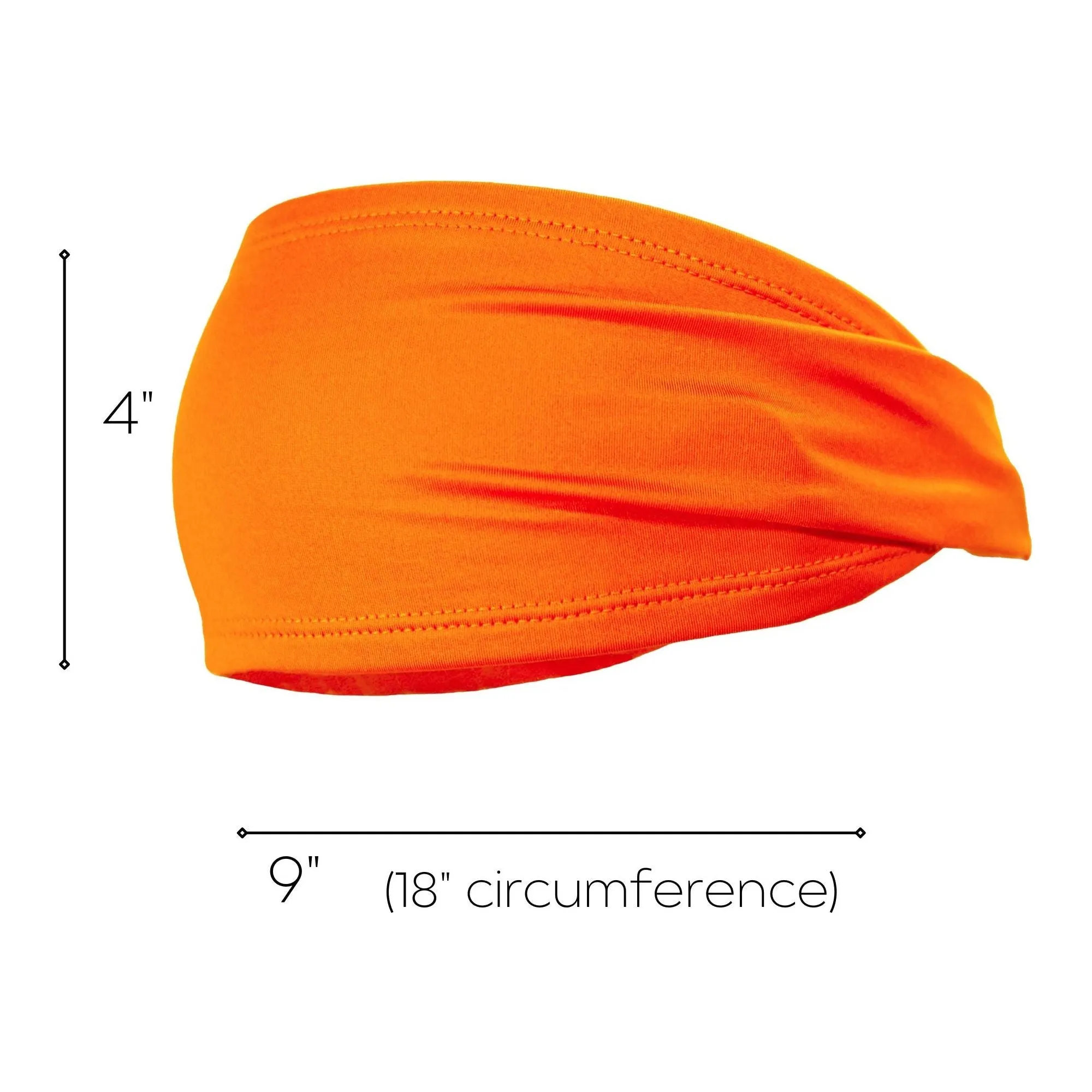 Neon Orange Performance Headband