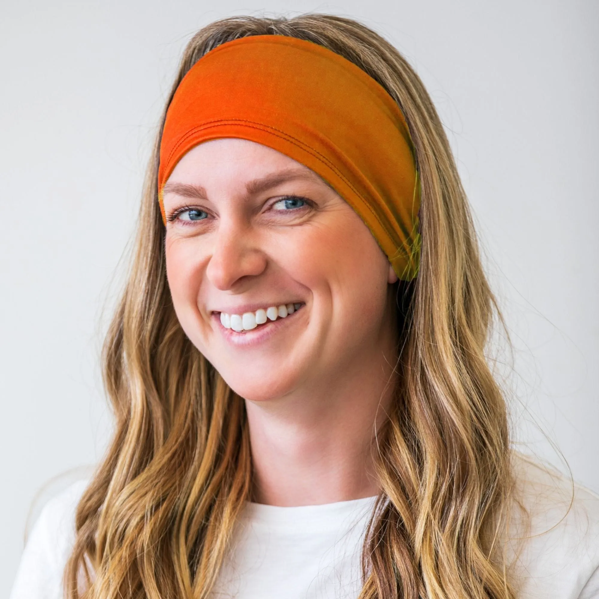 Neon Orange Performance Headband