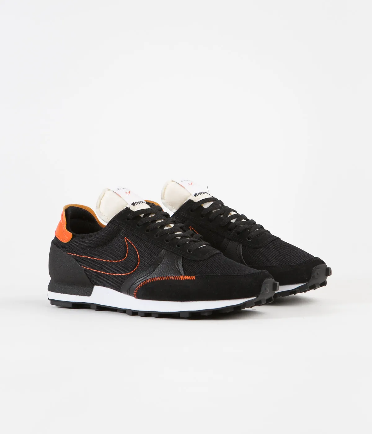 Nike Daybreak Type Shoes - Black / Team Orange - Sail - White