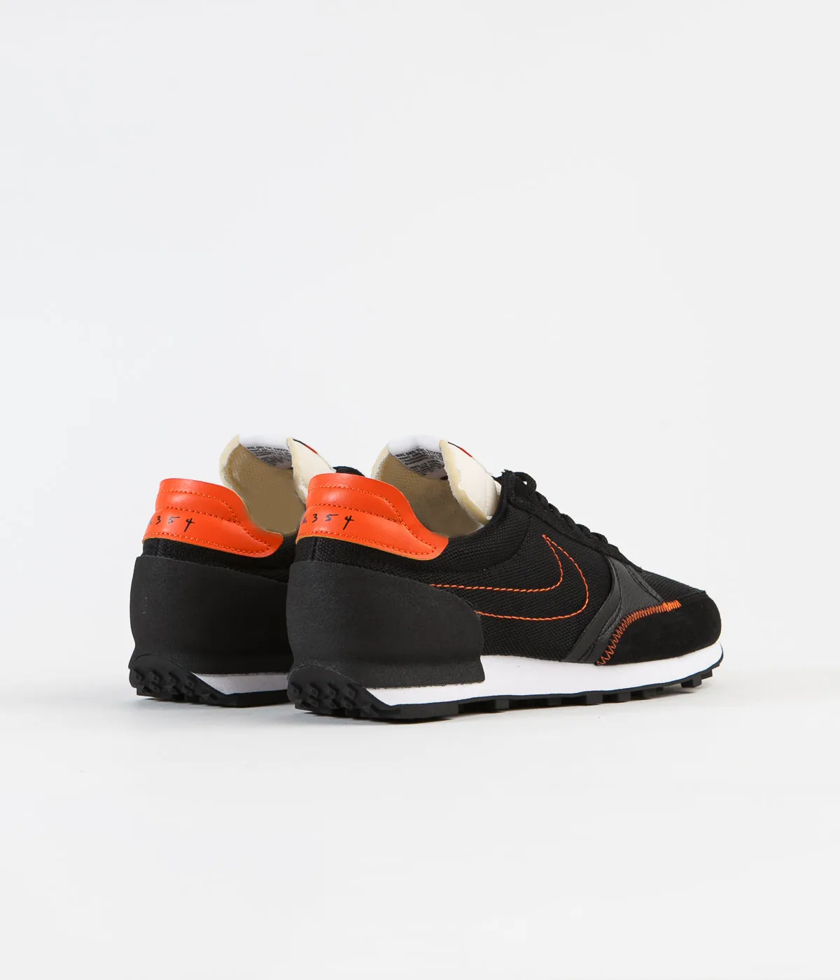 Nike Daybreak Type Shoes - Black / Team Orange - Sail - White