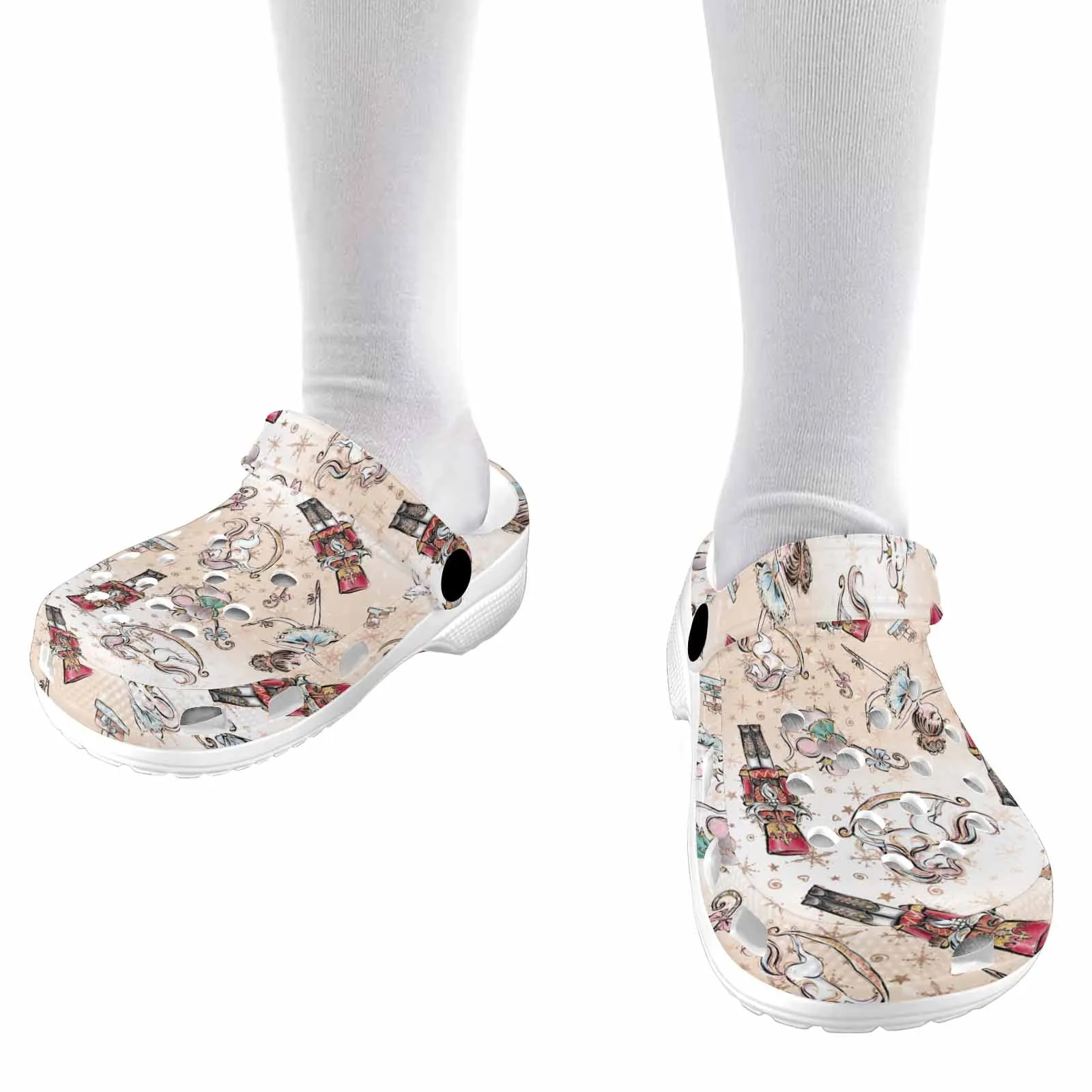 Nutcracker 50  Custom Print Kids Clogs