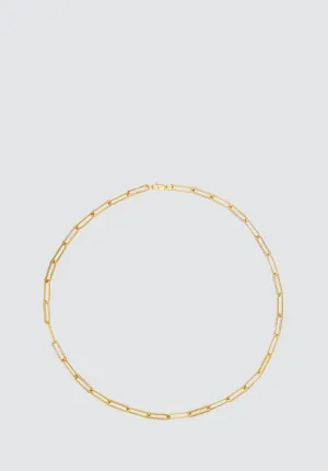 Olivia 68 Pave Paperclip Necklace