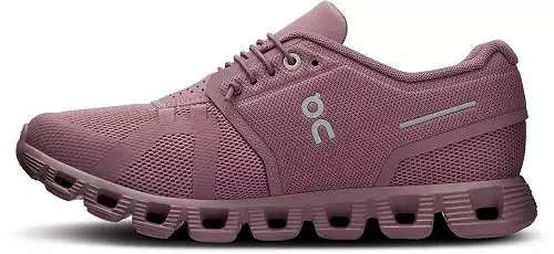 On Running Women's Cloud 5 Sneaker - Fig/Quartz